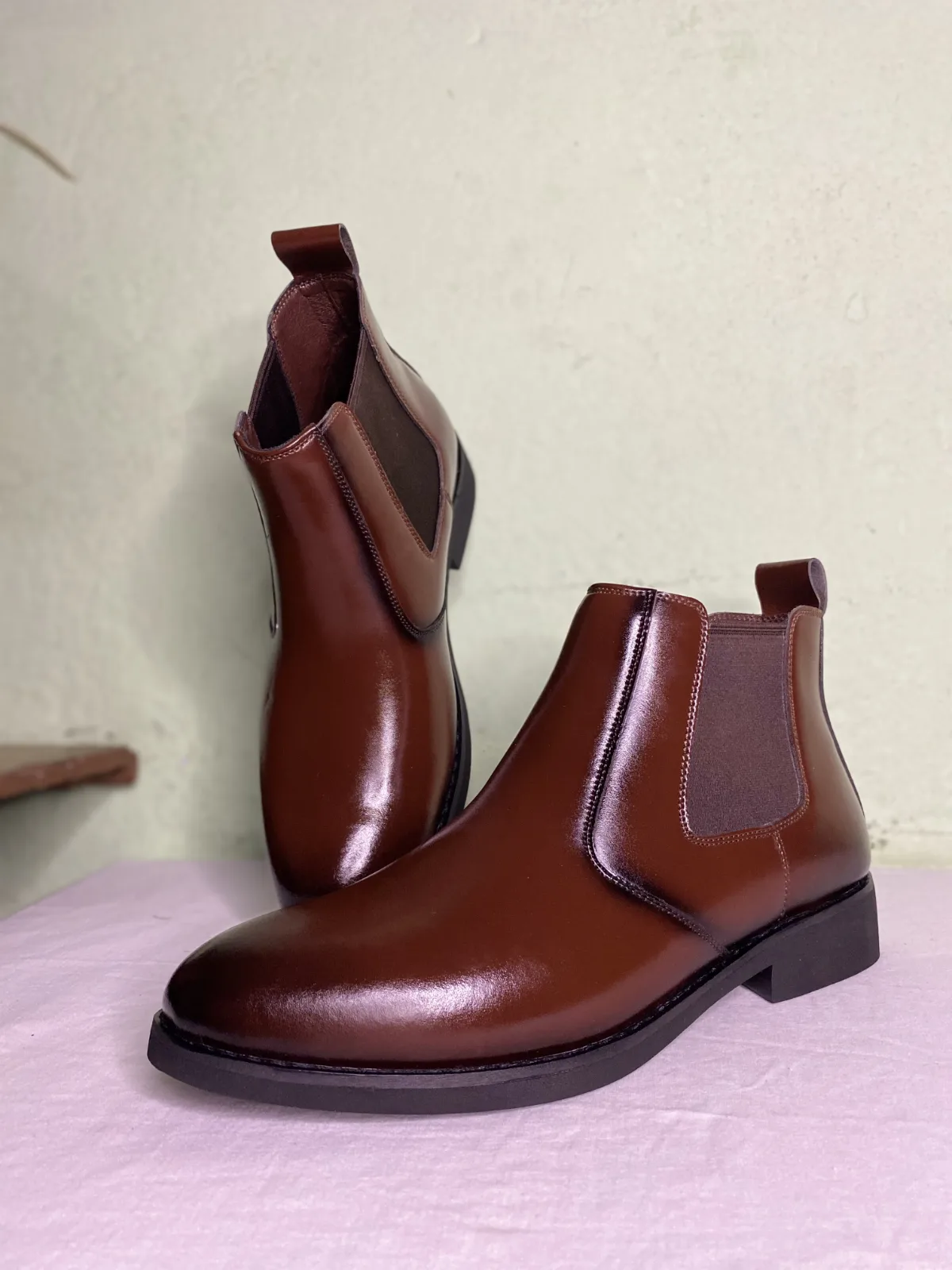 Chelsea Brown - Double Elastic - Premium footwear from SK Shoes